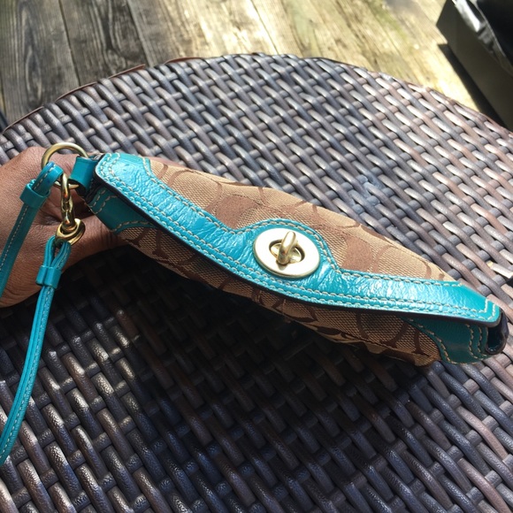 Coach Logo Wristlet - Picture 3 of 7